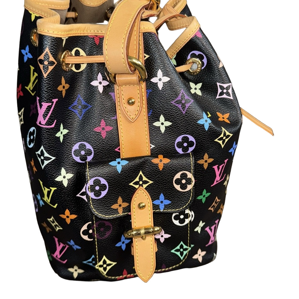 Louis Vuitton x Murakami Multicolore Black Petit Noe Bag - Picture 4 of 13